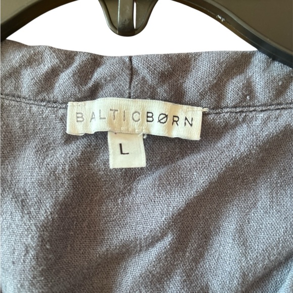 Baltic Born Heidi Jumpsuit in Dark Slate Linen Blend - Picture 5 of 6